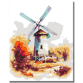 Painting by Numbers Windmill I